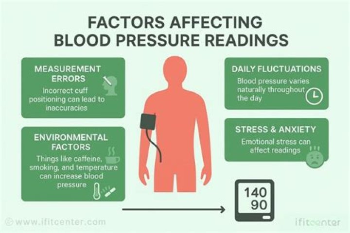 Does flexing arm affect blood pressure?