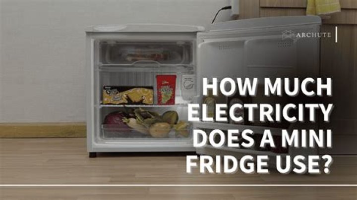 Does fridge consume a lot of electricity?