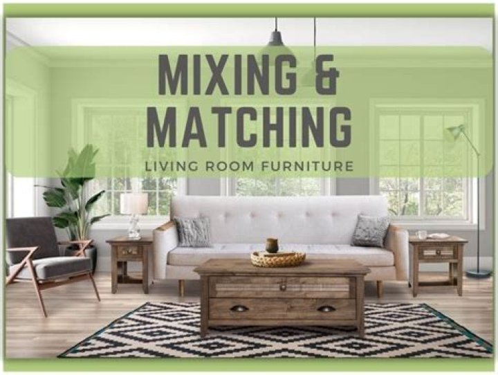 Does furniture have to match in living room?