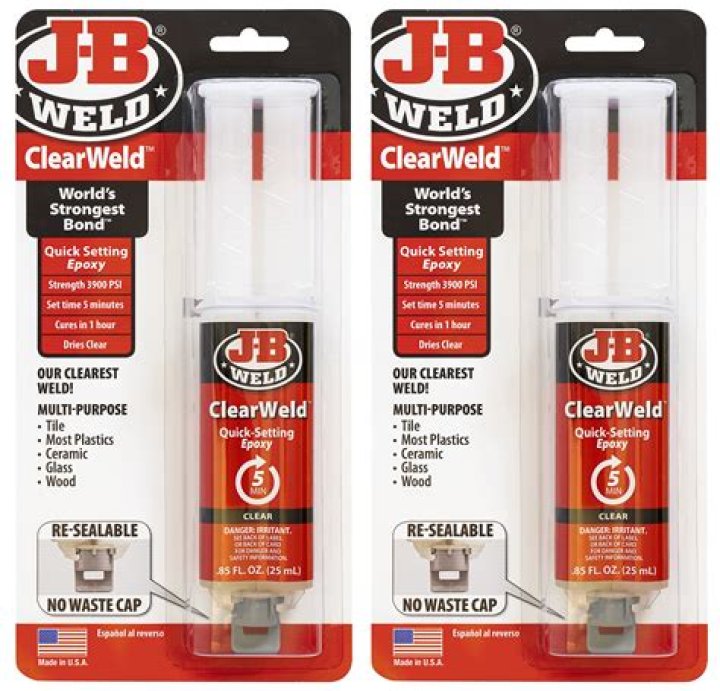 Does J-B Weld 5 minute epoxy dry hard?