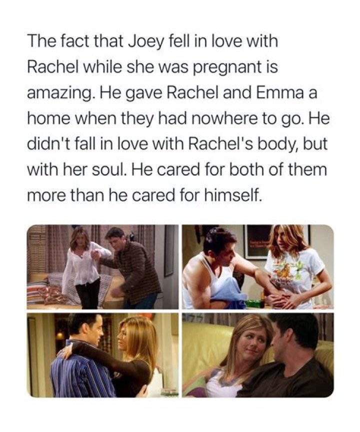 Does Joey fall in love with Rachel?
