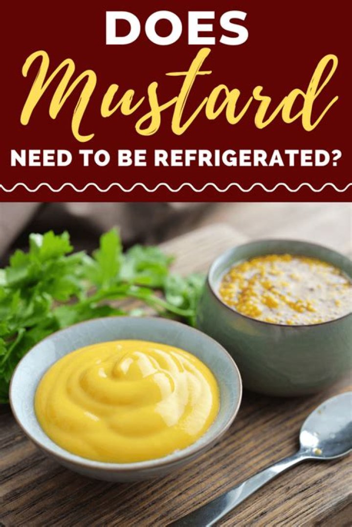 Does ketchup and mustard need to be refrigerated?