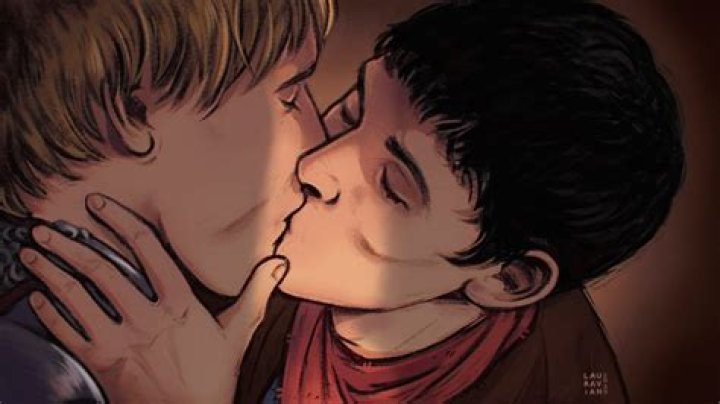 Does Merlin kiss Arthur?