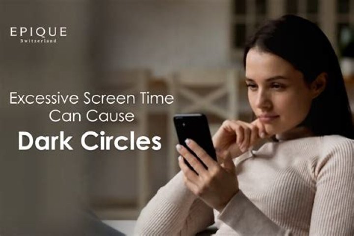 Does phone cause dark circles?