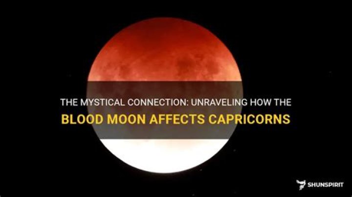 Does the Blood Moon affect animals?