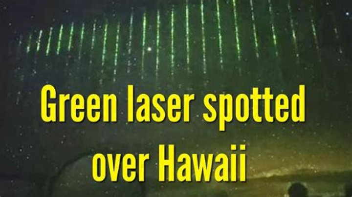 Does the military use green lasers?