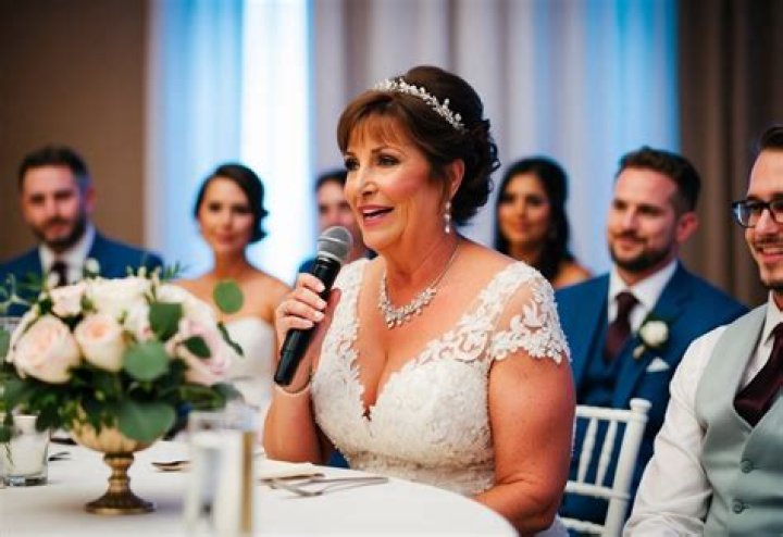 Does the mother of the bride give a speech?