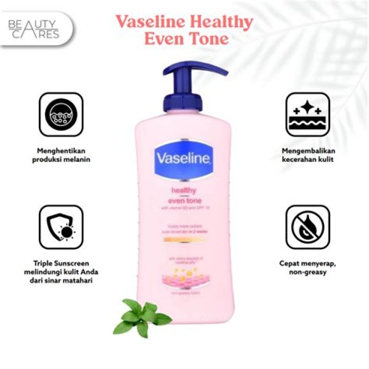 Does Vaseline healthy even tone lighten the skin?