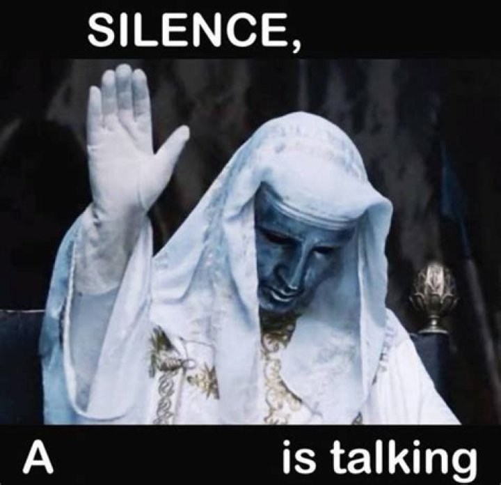 Does your brain fill silence?