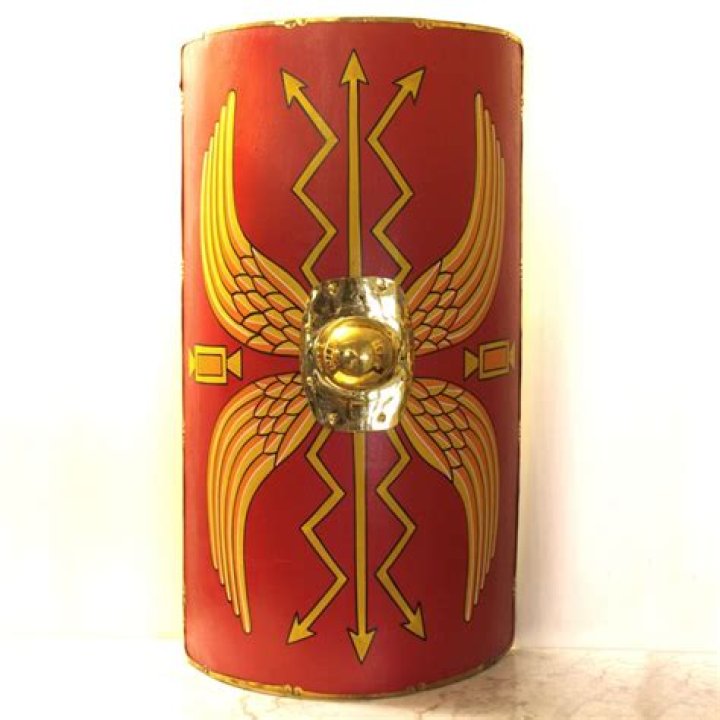 How big was a Roman shield?