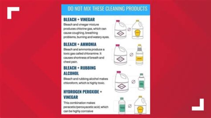 How can bleach be harmful?