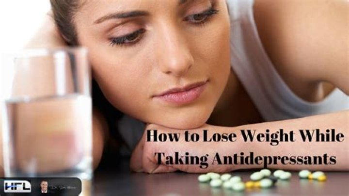 How can I avoid gaining weight while taking antidepressants?