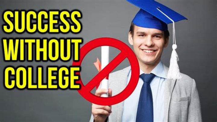 How can I be successful without college?