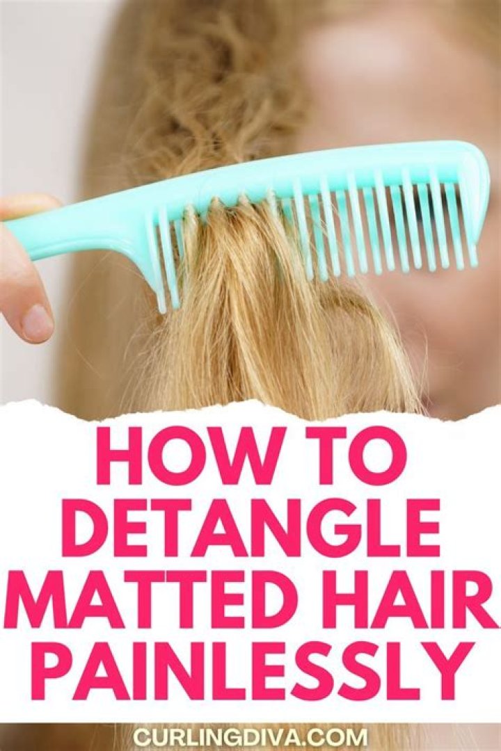 How can I detangle my hair naturally?