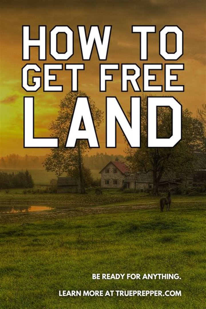How can I get free land in Canada?