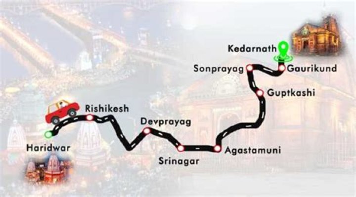 How can I go to Kedarnath from Delhi by car?