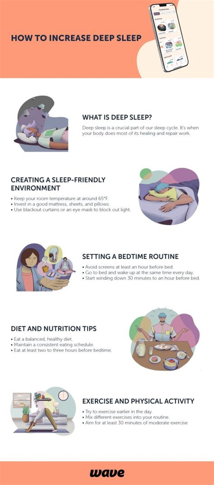 How can I increase deep sleep?