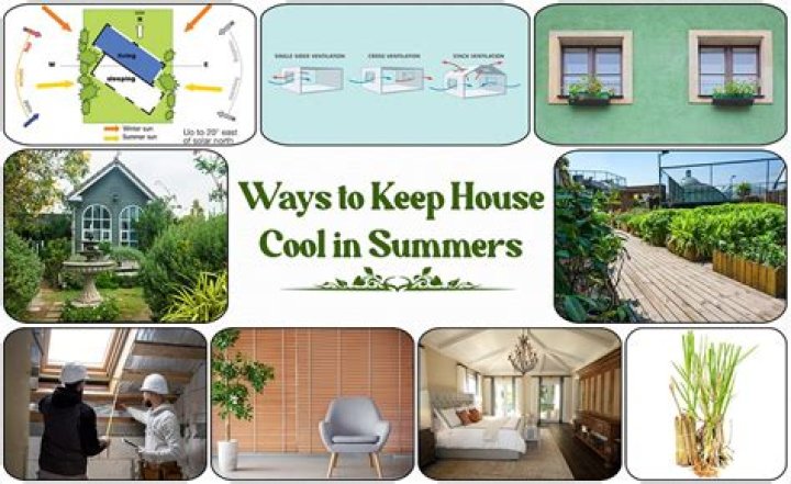 How can I keep my house cool in summer without AC?