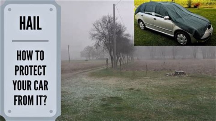 How can I protect my car outside?