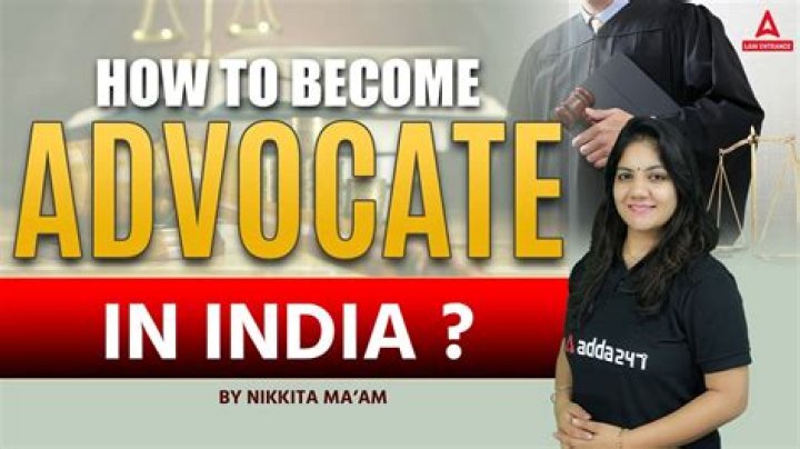 How can I register myself as advocate in India?