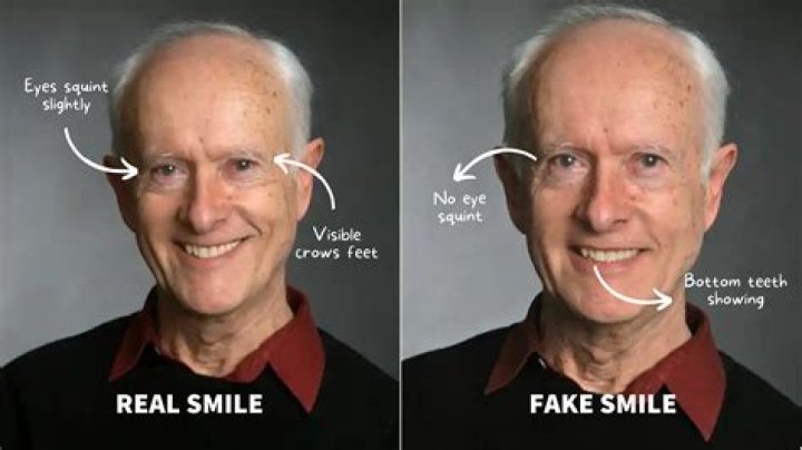 How can I smile without squinting?