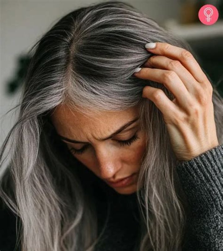 How can I soften my gray hair naturally?