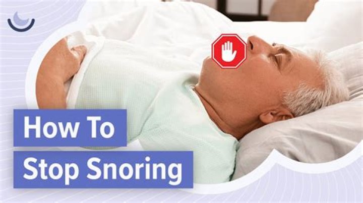 How can I stop snoring permanently?