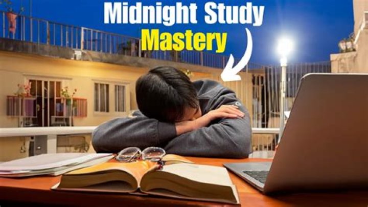 How can I study at night without sleep?