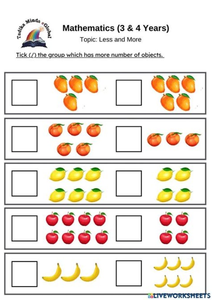 How can I teach my 4 year old math?