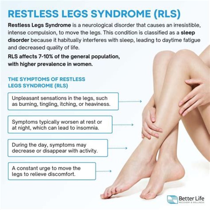 How can you stop restless leg syndrome immediately?
