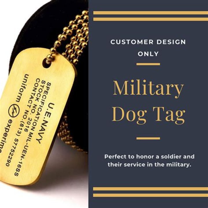How can you tell if dog tags are real?