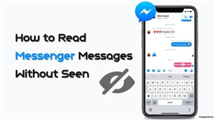 How can you tell if someone has read your Facebook Messenger?