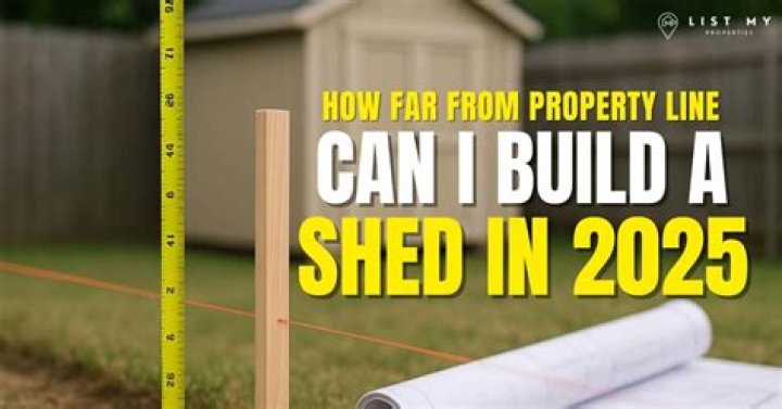 How close to the property line can I build?