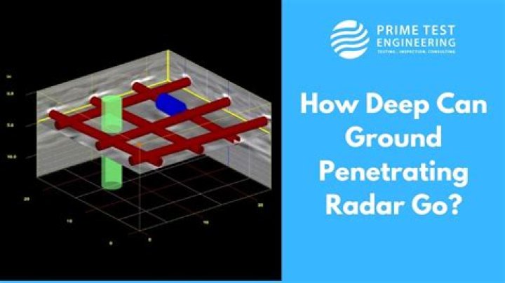 How deep can ground penetrating radar see?