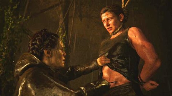 How did Abby get tied up?