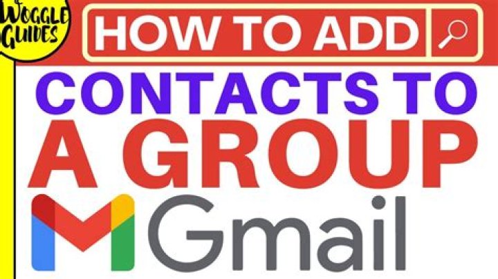 How do I add names to a group in Gmail?