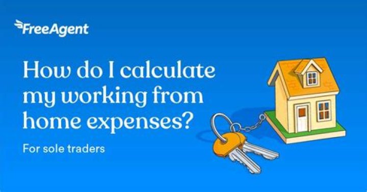 How do I calculate my working from home expenses?