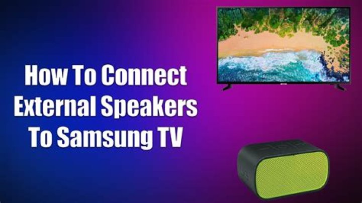 How do I connect my Samsung TV to speakers?