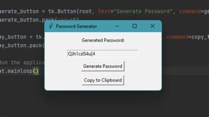How do I create a password generator in Python?