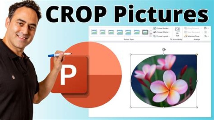 How do I crop a picture to a specific size in paint?