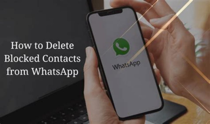 How do I delete blocked contacts on WhatsApp?