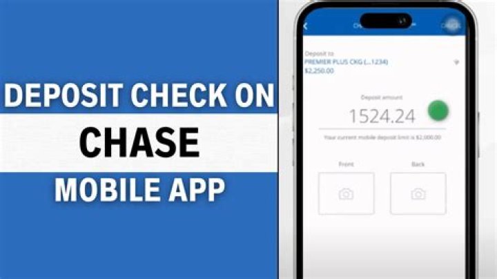 How do I deposit a check online with Chase?