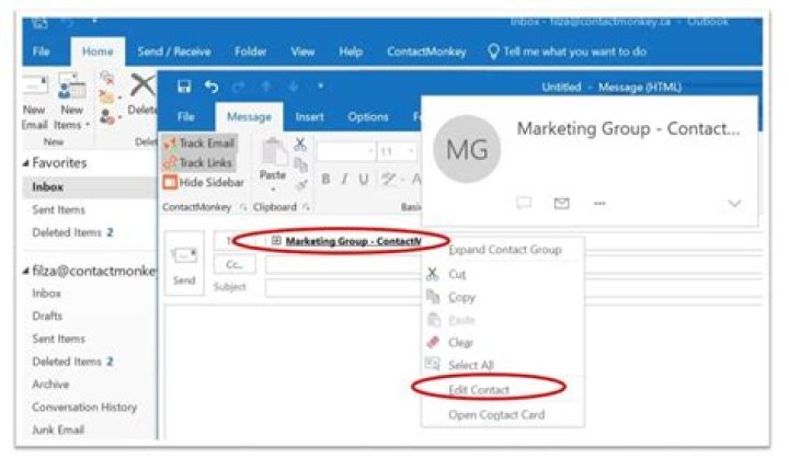 How do I enable online status next to name in Outlook?