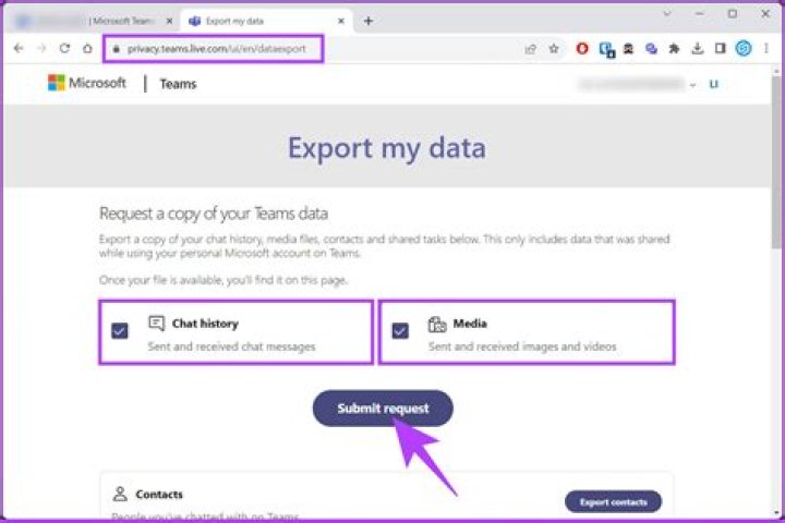 How do I export my quiz data from canvas?