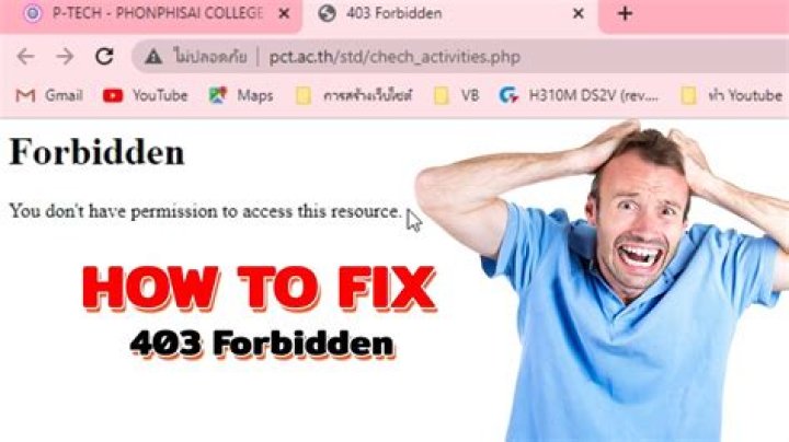 How do I fix 403 forbidden?