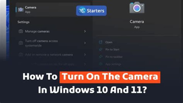 How do I focus my camera on Windows 10?