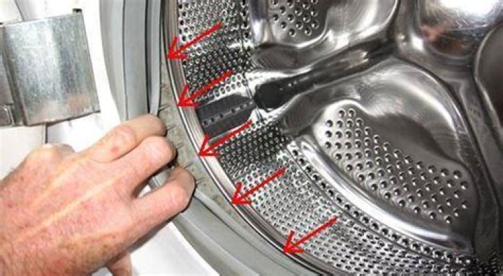How do I get black mold out of my washing machine?