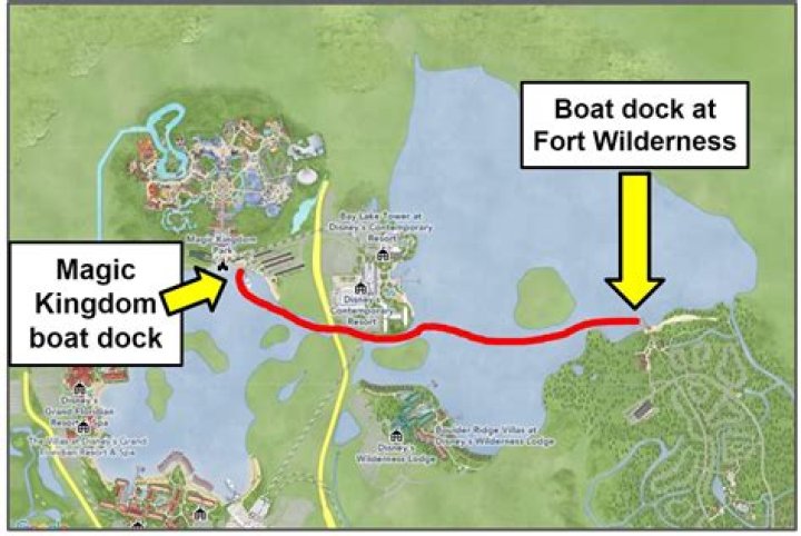 How do I get from Fort Wilderness to Magic Kingdom?