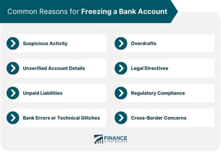 How do I get money out of my frozen bank account?