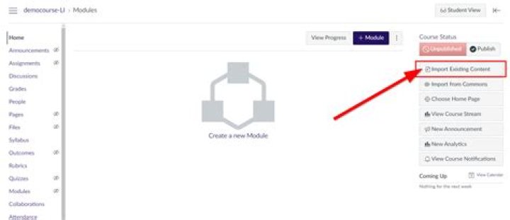 How do I import a Canvas course to another Canvas course?